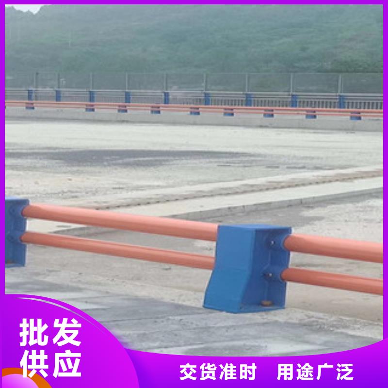 不锈钢复合管护栏河道防撞栏杆严谨工艺