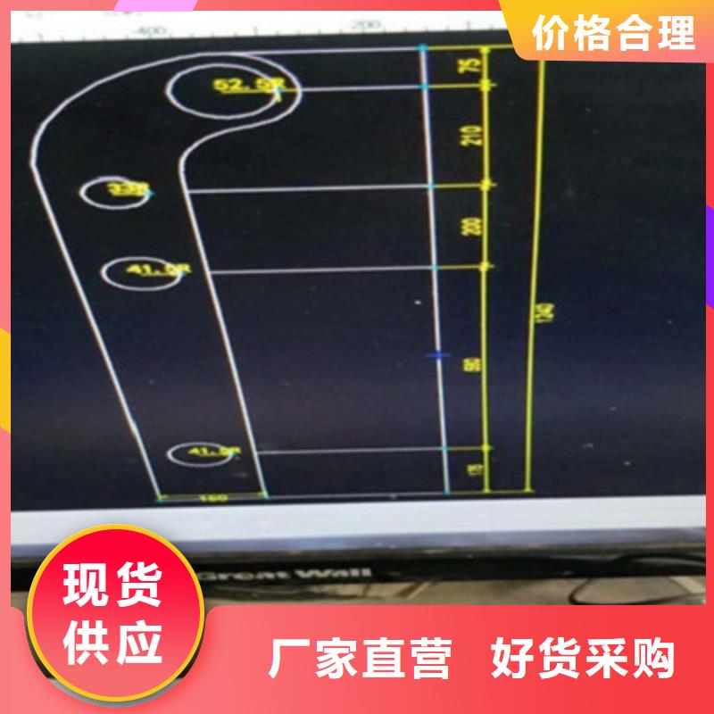 桥梁灯光防撞护栏304不锈钢复合管多家仓库发货