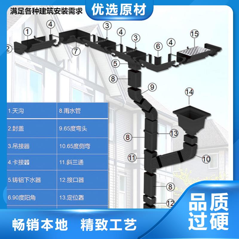 彩铝雨水管按需定制