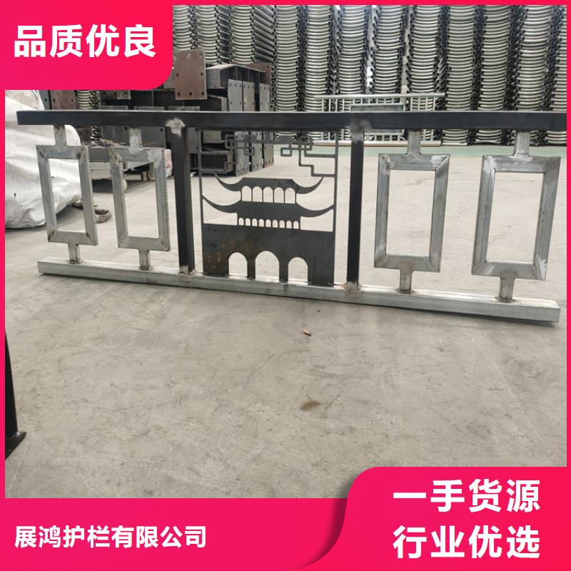 钢管木纹转印栏杆抗撞击安装方便