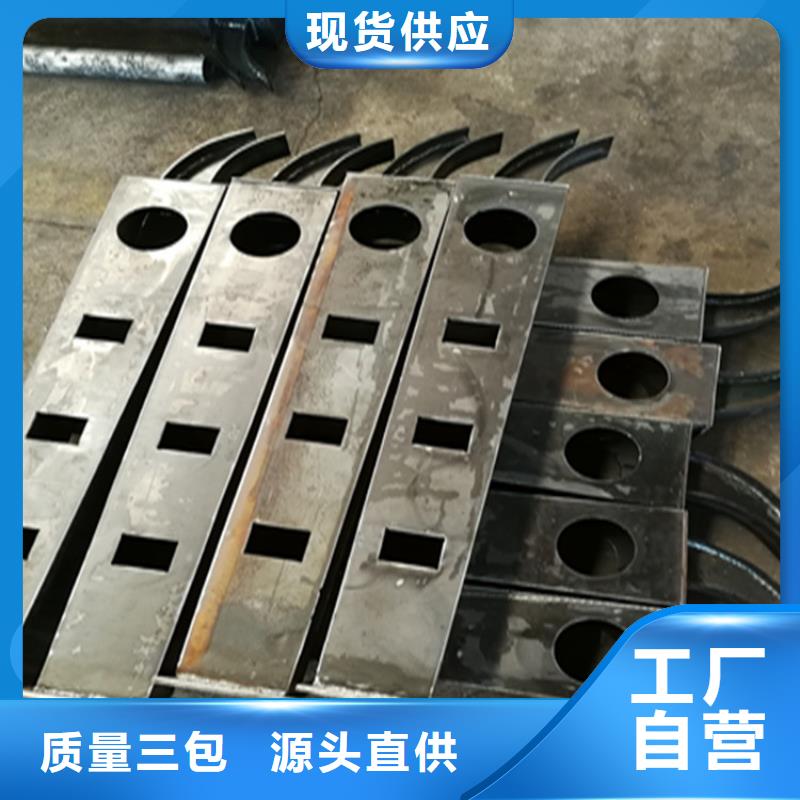 桥梁烤漆防撞护栏抗撞击安装方便