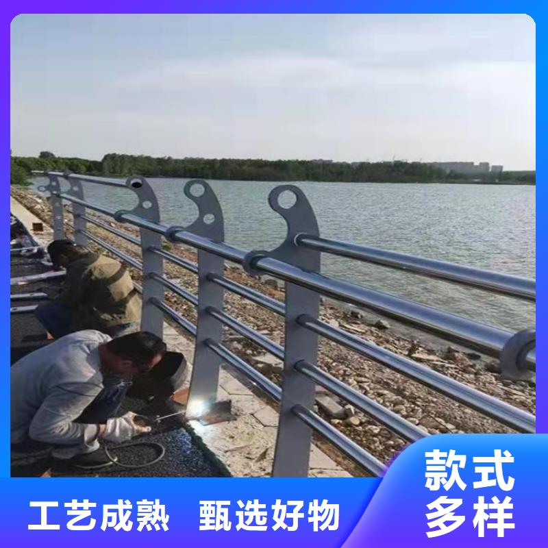 不锈钢复合管桥梁防撞栏杆立柱来图加工定制