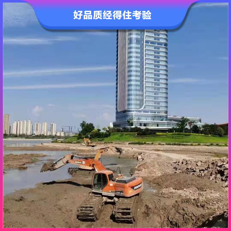 【水上挖掘机出租】水上挖机租赁细节展示