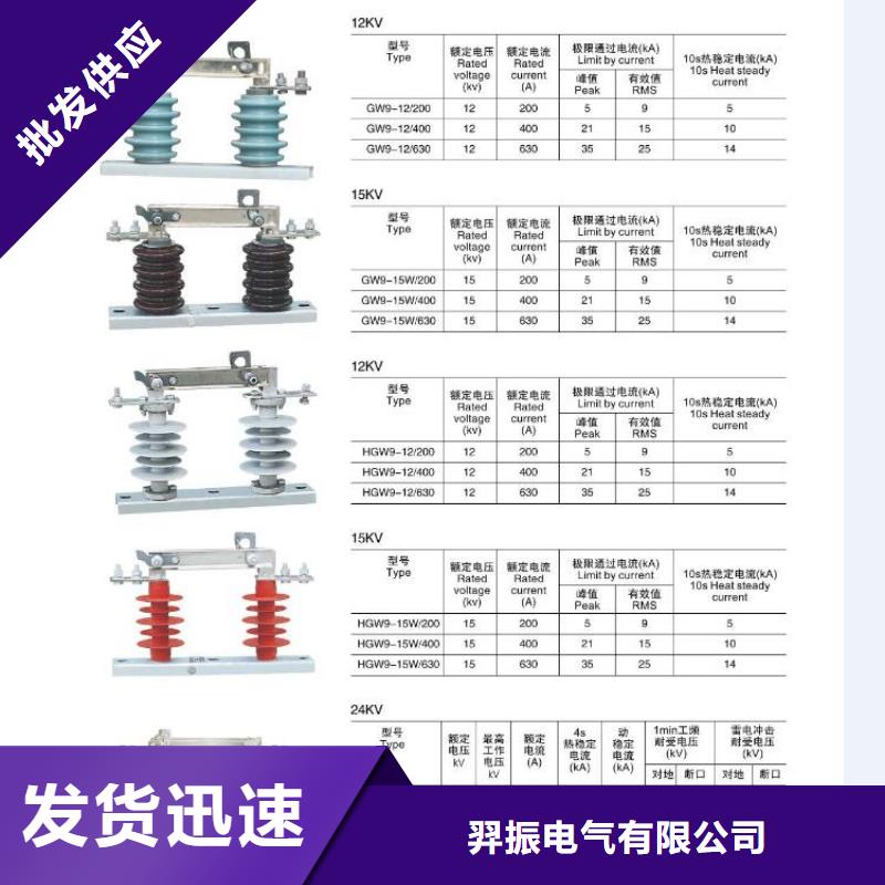 高压隔离开关定制销售售后为一体