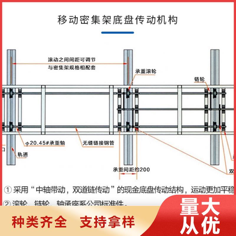 手摇密集柜办公档案柜用心制作