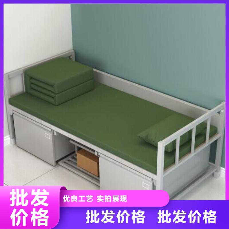 学生双层铁床八人位不锈钢餐桌