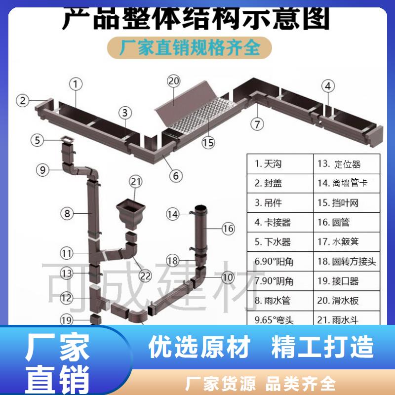 【雨水管,落水系统按需定做】