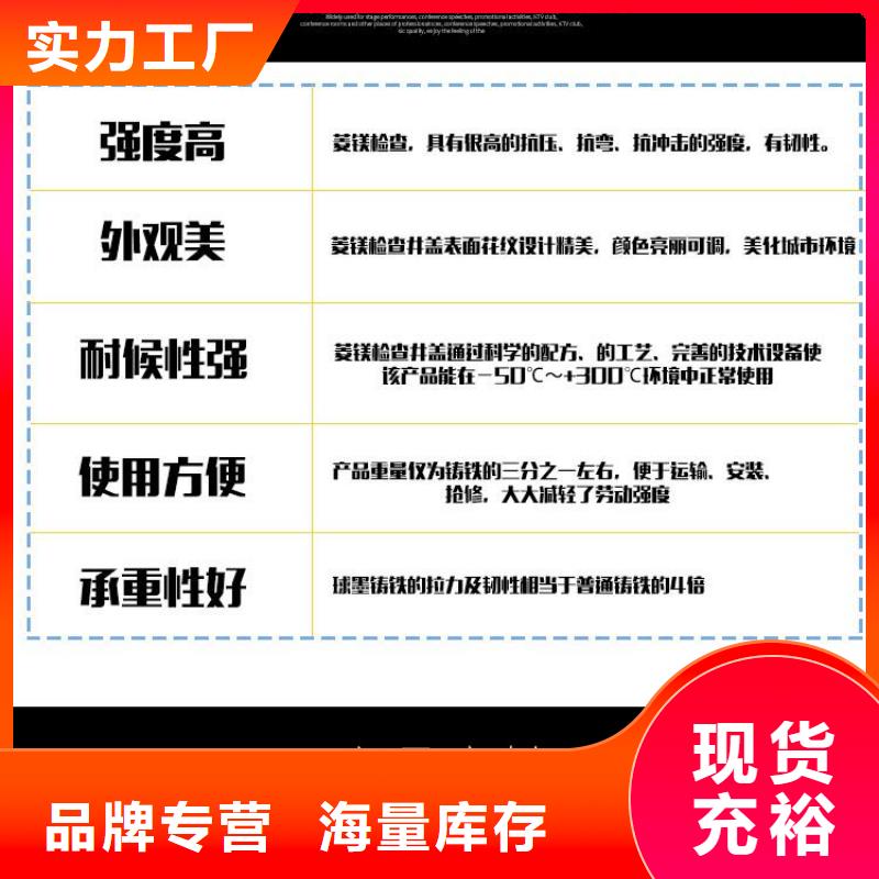 井盖球墨铸铁井盖用心制作