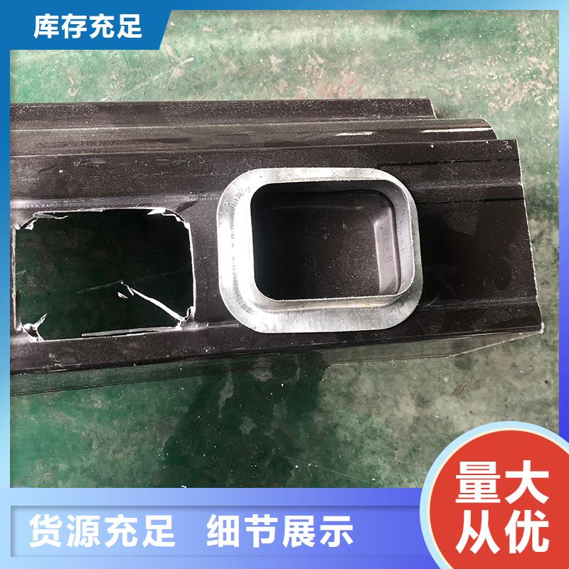 成品天沟60*80方形铝合金雨水管产地货源