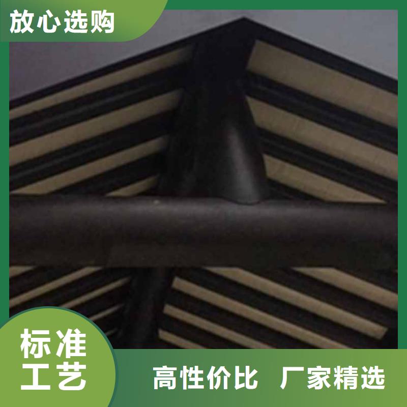 【古建亭廊-古铜色回廊建筑让客户买的放心】