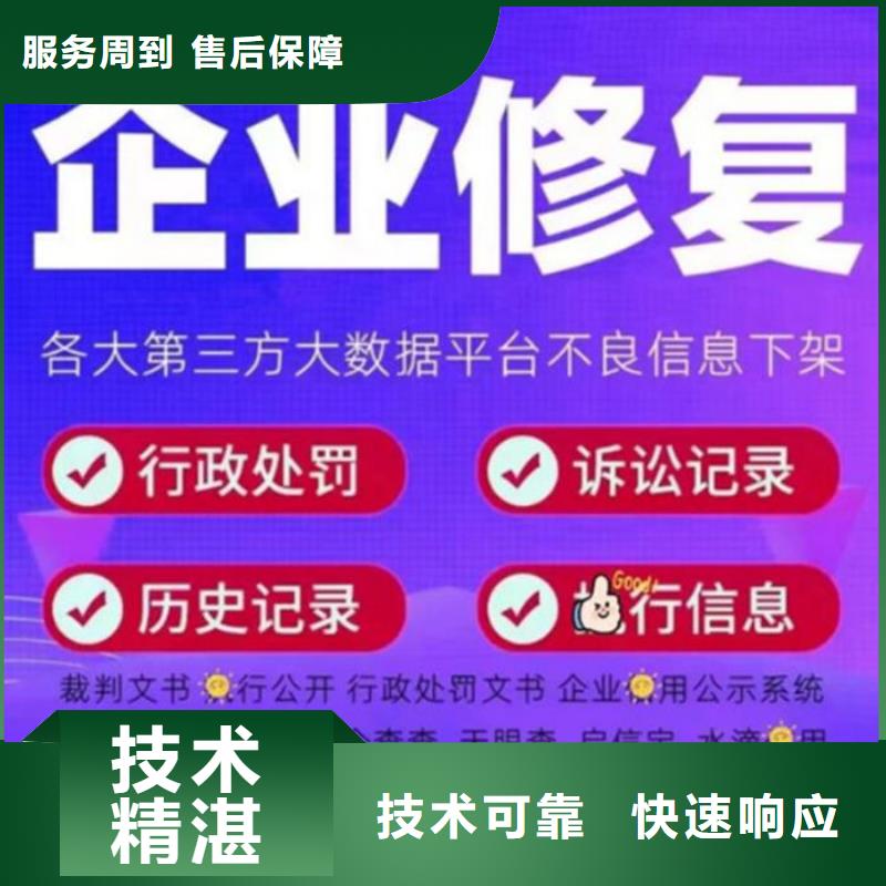 企业信用修复申请书范文模板