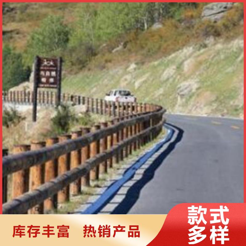 钢背木护栏,道路交通护栏品质保证实力见证