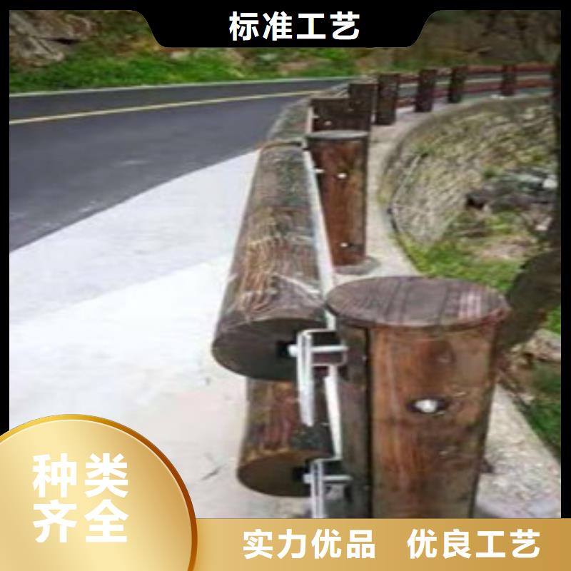 【钢背木护栏】桥梁防撞护栏品质保障价格合理本地品牌