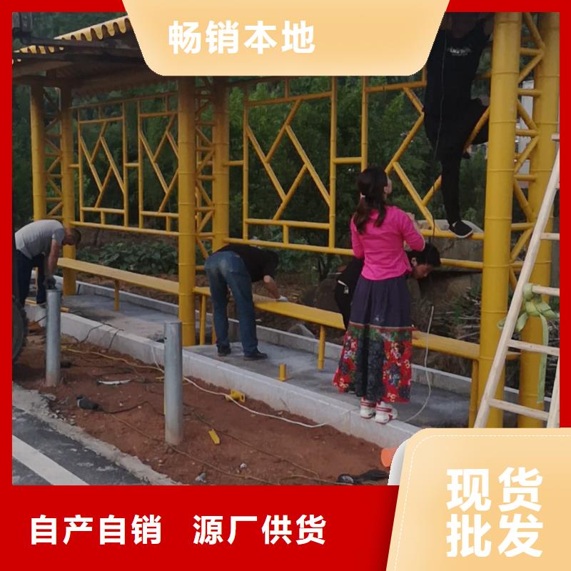 现代公交站台适用范围广滚动灯箱公交站台