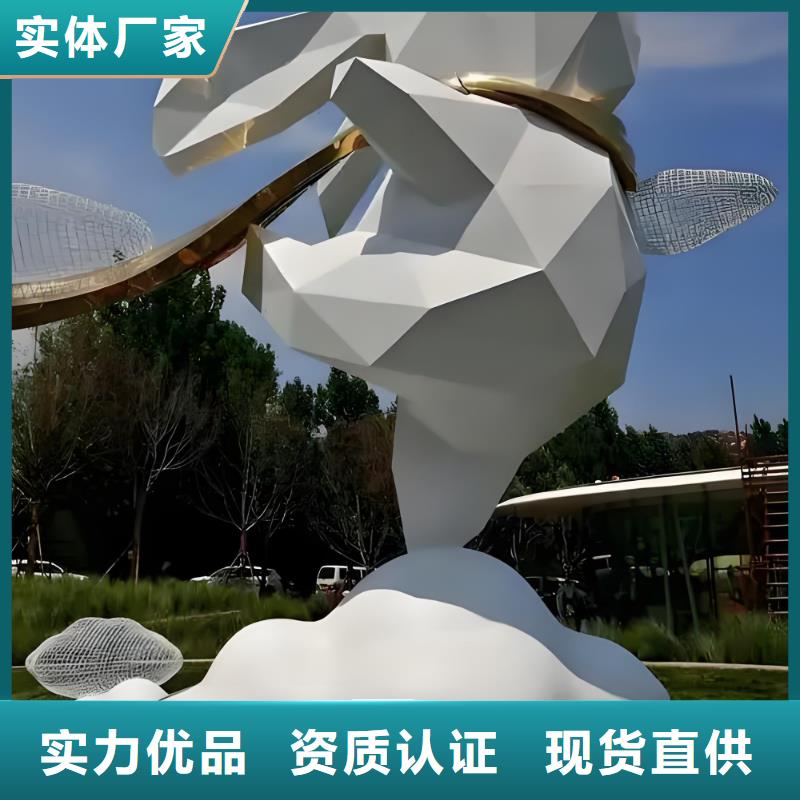 不锈钢雕塑严谨工艺精神堡垒雕塑